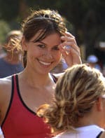 attractive female runner
