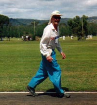 Cliff Young winning Melbourne Sydney race